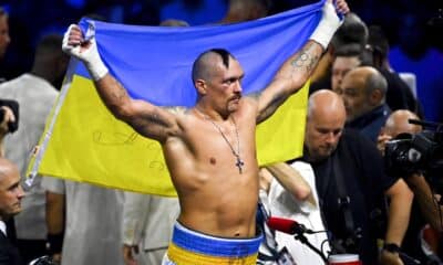 Fotografía de archivo de Oleksandr Usyk. EFE/EPA/ALI HAMED KHAMAJ