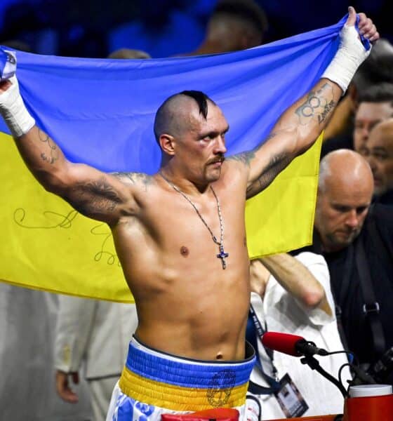 Fotografía de archivo de Oleksandr Usyk. EFE/EPA/ALI HAMED KHAMAJ