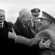 Torrejón de Ardoz (Madrid), 22-12-1959.- Franco (d) despide al presidente Eisenhower tras su visita oficial. EFE/Archivo.Jaime Pato/aa