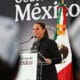 Fotografía cedida por la Presidencia de México, de la presidenta Claudia Sheinbaum, durante un acto protocolario este sábado, en Ciudad Juárez (México). EFE/ Presidencia de México