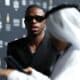 Vinicius, a su llegada a la gala de los premios Globe Soccer. EFE/EPA/ALI HAIDER