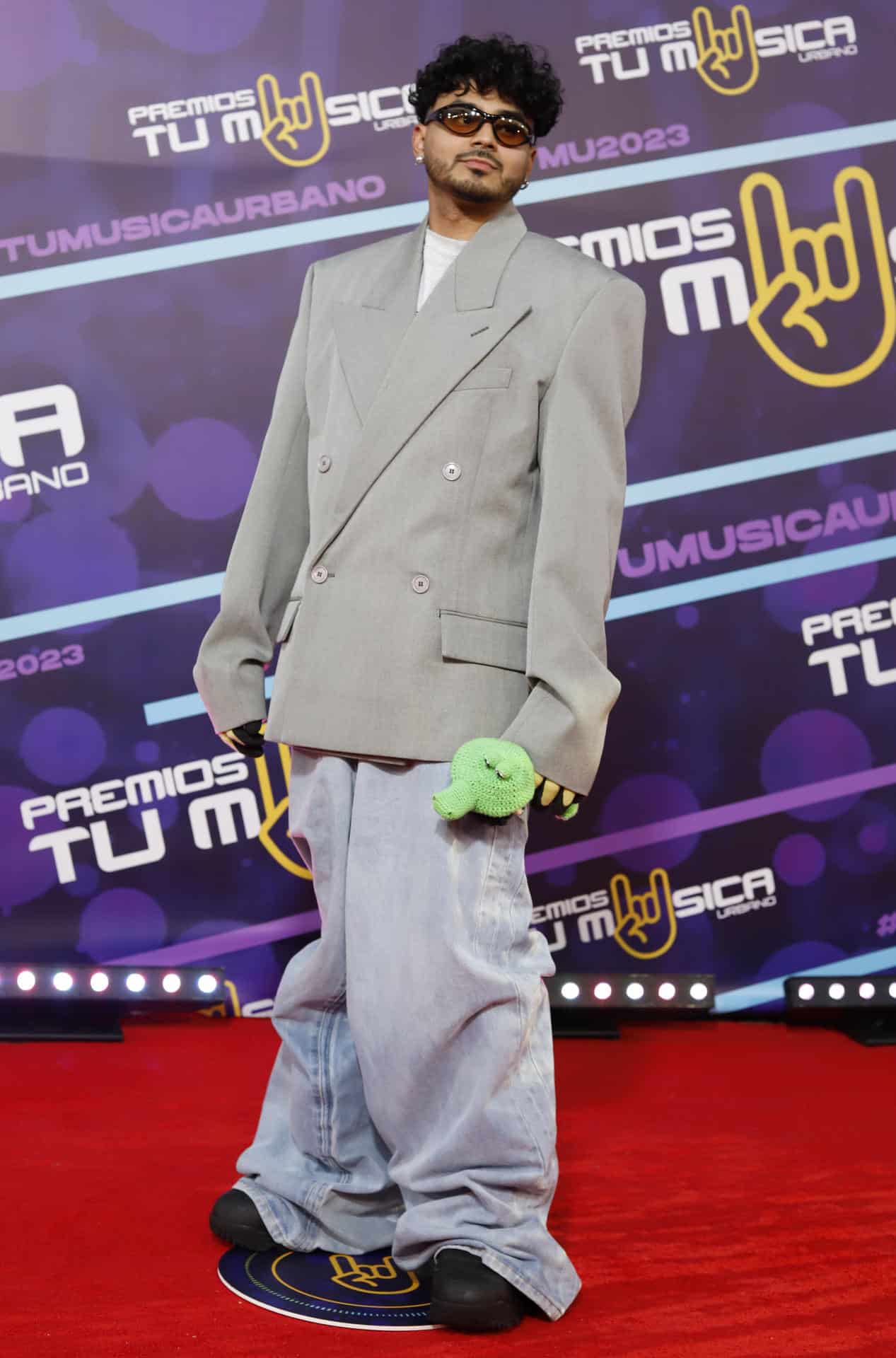 Imagen de archivo de Álvaro Díaz posando en la alfombra roja de los Premios Tu Música Urbano 2023, en el Coliseo José Miguel Agrelot en San Juan (Puerto Rico). EFE/Thais Llorca