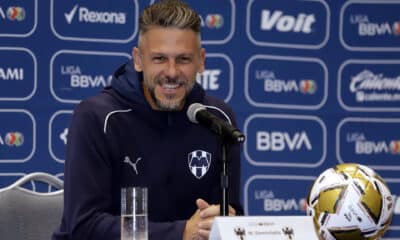 Imagen de archivo del entrenador del Monterrey, Martín Demichelis. EFE/ Hilda Ríos