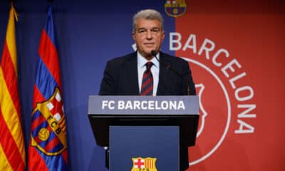 El presidente del FC Barcelona, Joan Laporta. EFE/ Alberto Estevez