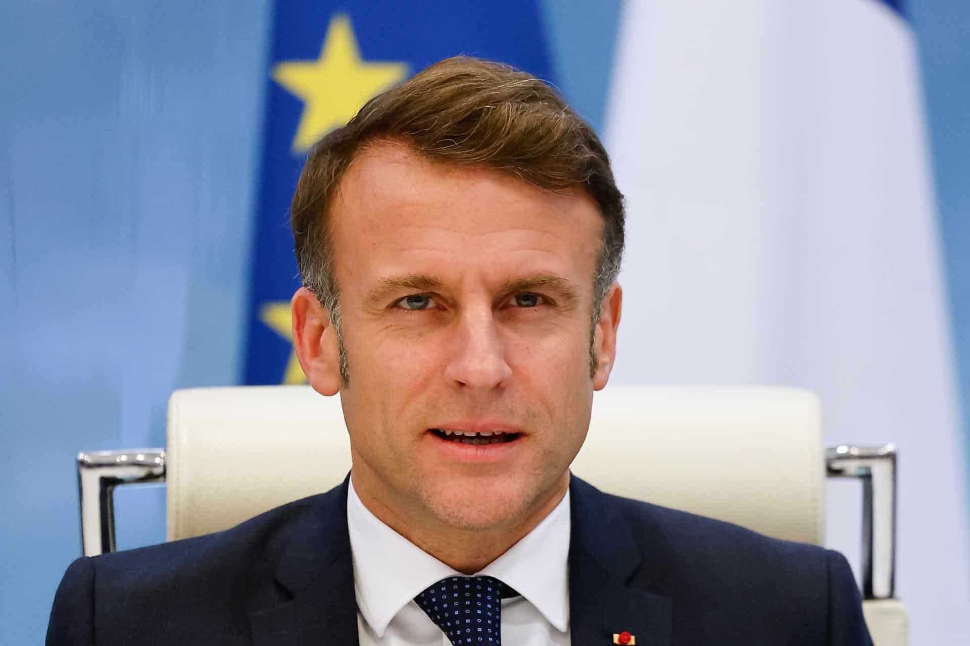 El presidente de Francia, Emmanuel Macron. EFE/EPA/LUDOVIC MARIN / POOL MAXPPP OUT