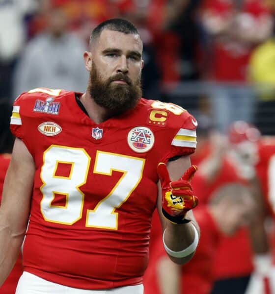 Fotografía de archivo de Travis Kelce, jugador de los Kansas City Chiefs. EFE/EPA/JOHN MABANGLO