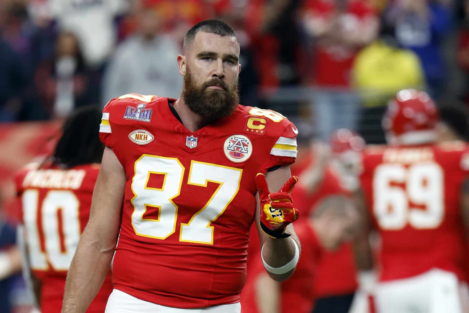 Fotografía de archivo de Travis Kelce, jugador de los Kansas City Chiefs. EFE/EPA/JOHN MABANGLO