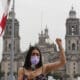 Fotografía de archivo del 9 de septiembre de 2024 de la saxofonista mexicana María Elena Ríos, durante una rueda de prensa en el Zócalo de Ciudad de México (México). EFE/Mario Guzmán