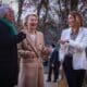 El presidente del Consejo Europeo, Antonio Costa, la presidenta de la Comisión Europea, Ursula von der Leyen, y la presidenta del Parlamento Europeo, Roberta Metsola, asisten a su reunión frente a la Casa de la Historia Europea en Bruselas, Bélgica, el 02 de diciembre de 2024. (Bélgica, Bruselas) EFE/EPA/OLIVIER HOSLET