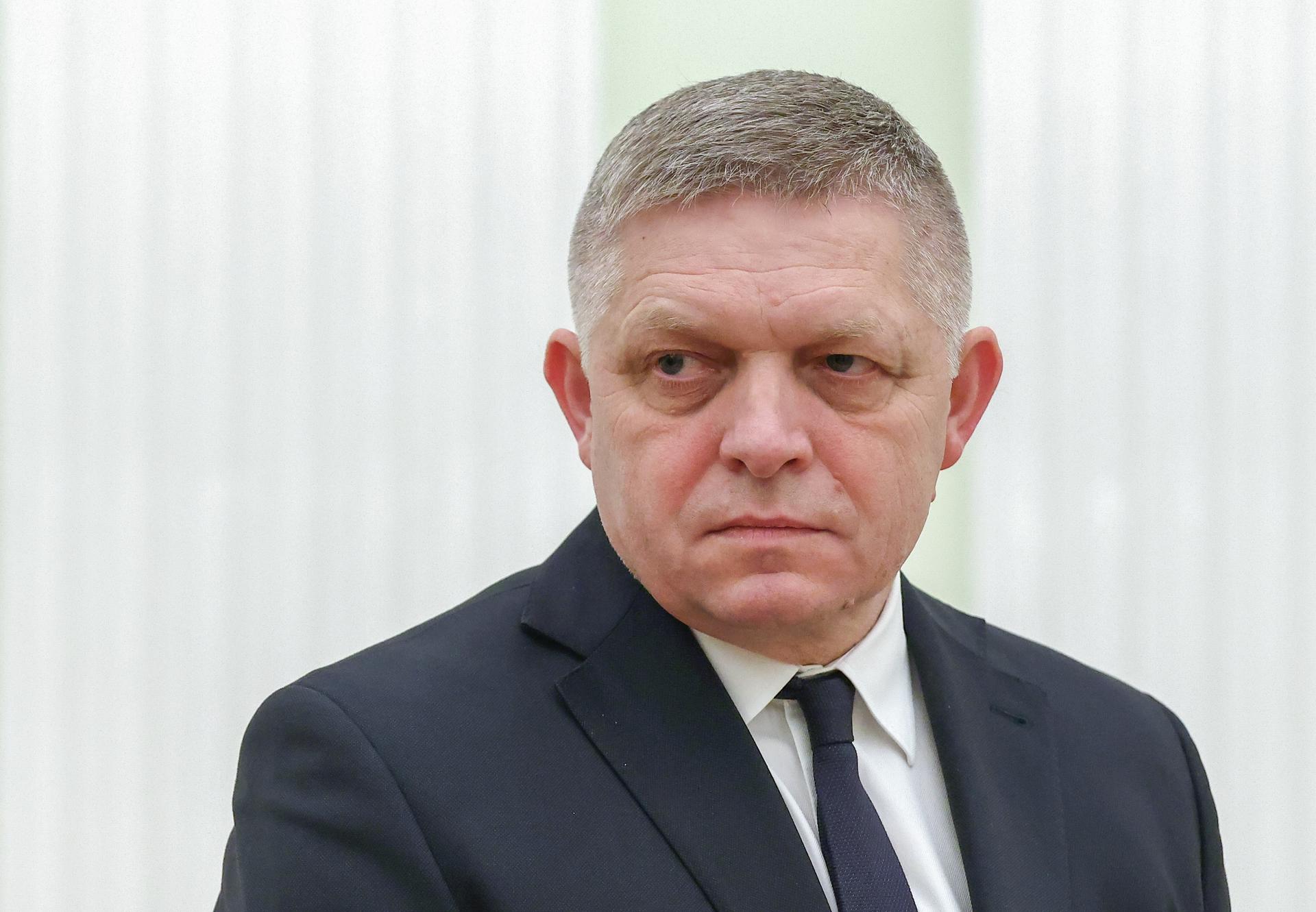 Imagen de Archivo del Primer Ministro eslovaco, Robert Fico.
 EFE/EPA/ARTYOM GEODAKYAN/SPUTNIK/KREMLIN / POOL