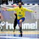 El jugador brasileño Hugo Bryan Monte Da Silva celebra un gol en el partido de la segunda fase que han jugado Brasil y Chile en Oslo, Noruega. EFE/EPA/Stian Lysberg Solum