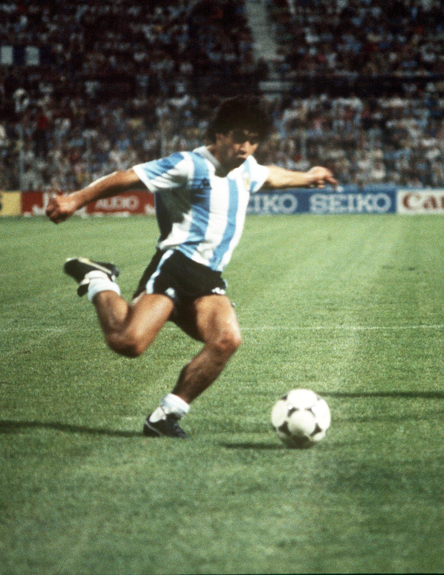 Fotografía de archivo de Diego Armando Maradona. EFE/ARCHIVO