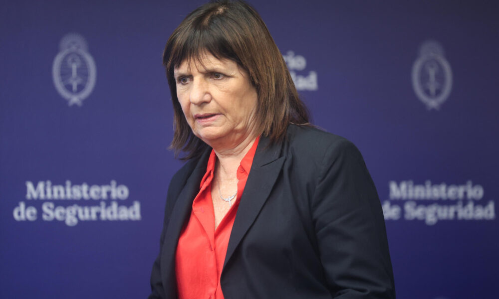 Fotografía de archivo de la ministra de Seguridad argentina, Patricia Bullrich. EFE Juan Ignacio Roncoroni