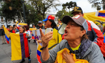 Fotografía de la campaña electoral en Ecuador. EFE/ José Jácome