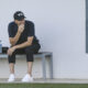 Zinedine Zidane en un entrenamiento del Betis, en el que su hijo Elyaz juega en el filial. EFE/ David Arjona