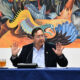 Fotografía de archivo del pasado 23 de diciembre del presidente de Bolivia, Luis Arce, durante una rueda de prensa en La Paz (Bolivia). EFE/STR