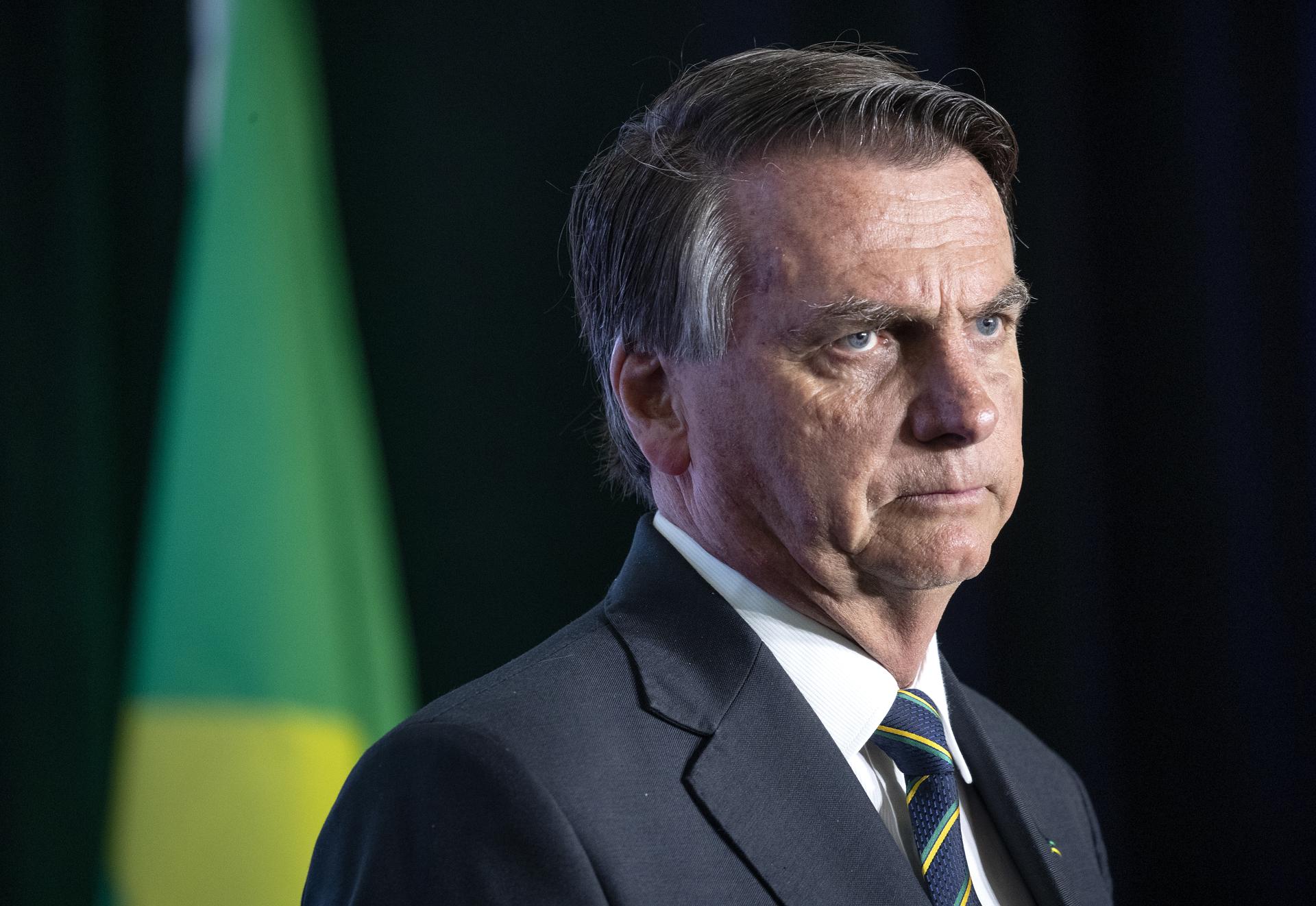 Fotografía de archivo del expresidente de Brasil, Jair Bolsonaro, en Miami, Florida, EE. UU. EFE/CRISTOBAL HERRERA-ULASHKEVICH