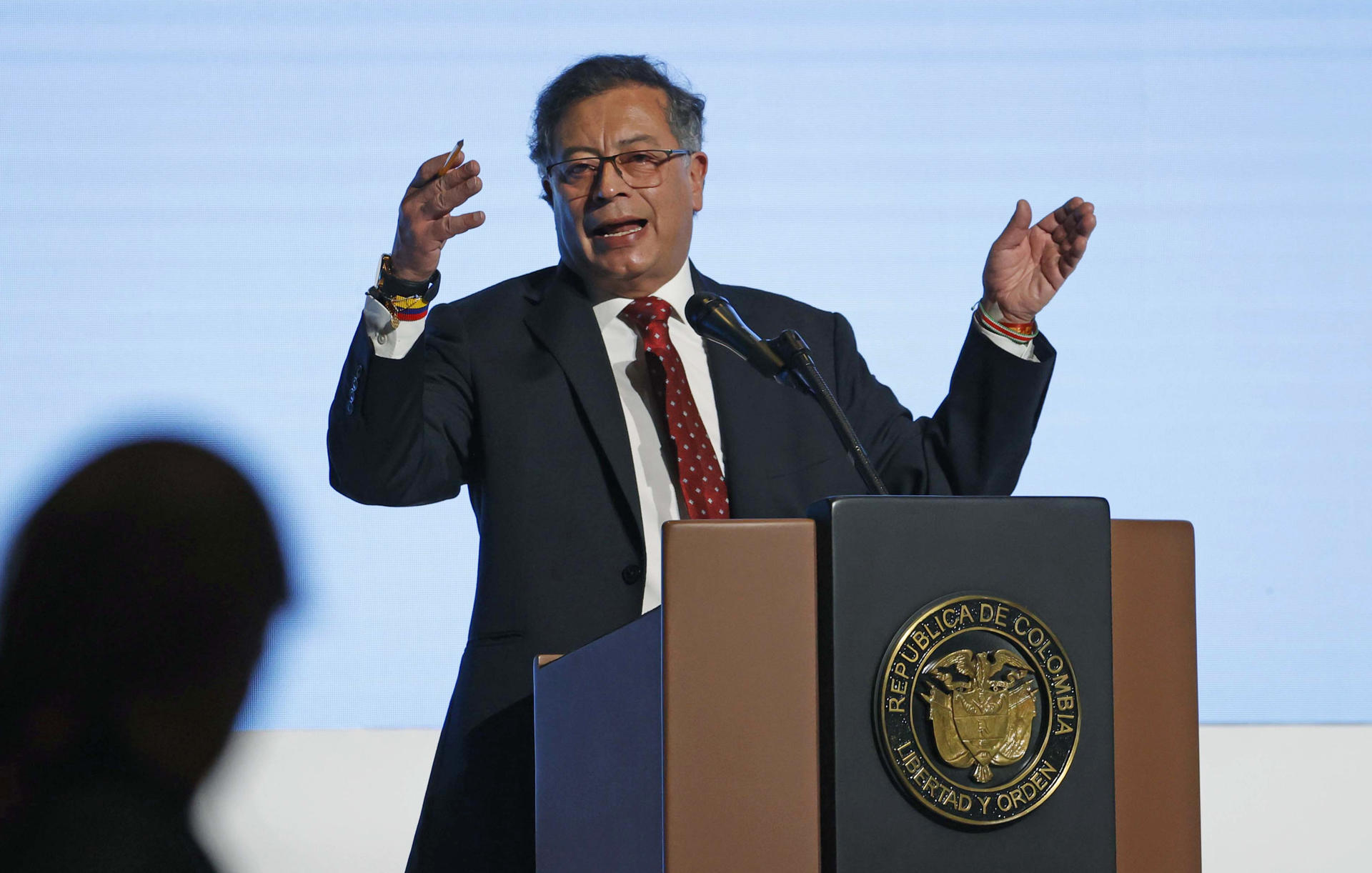 Fotografía de archivo del presidente de Colombia, Gustavo Petro. EFE/ Mauricio Dueñas Castañeda ARCHIVO