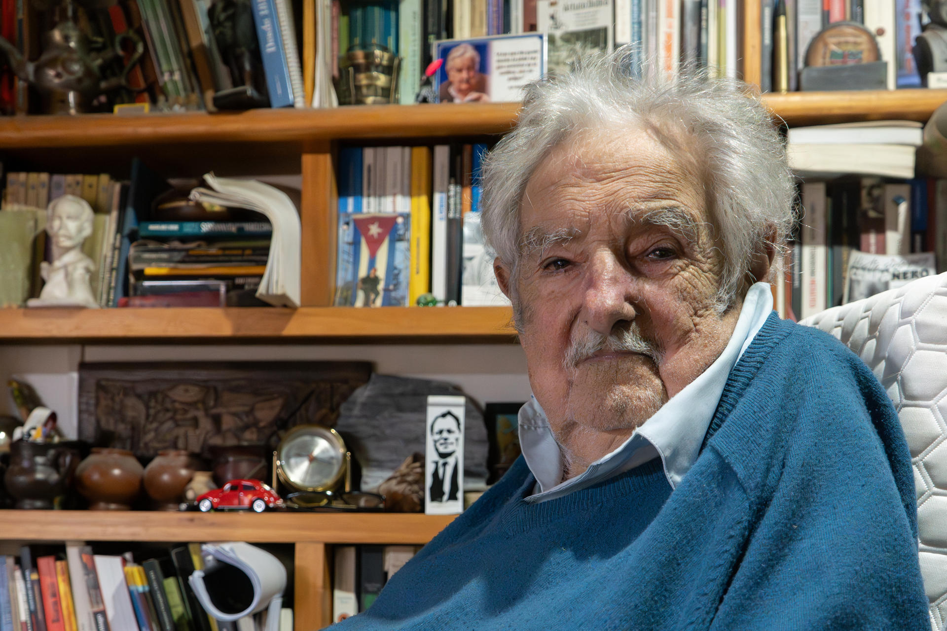 Fotografía del 18 noviembre 2024 del expresidente de Uruguay, José Mujica. EFE/ Sofía Torres