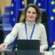 Teresa Ribera, Vicepresidenta Ejecutiva de la Comisión Europea para la Competencia, ocupa el asiento de la Presidenta Ursula von der Leyen durante la reunión semanal del Colegio de la Comisión Europea en Bruselas, Bélgica, 15 de enero de 2025. La presidenta von der Leyen, de 66 años, fue hospitalizada por neumonía severa del 2 al 10 de enero de 2025. La Comisión Europea enfrentó críticas por no divulgar su hospitalización, habiendo informado inicialmente al público solo sobre su neumonía severa y las citas canceladas. (Bélgica, Bruselas) EFE/EPA/OLIVIER HOSLET