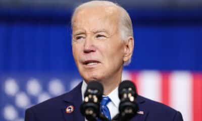 Fotografía de archivo del 16 de diciembre del 2024 del presidente de los Estados Unidos, Joe Biden, durante un evento en Washington (EE.UU.). EFE/EPA/ Samuel Corum / Pool