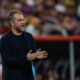 El entrenador del Barcelona, Hans-Dieter Flick, durante el partido de semifinales de la Supercopa de España ante el Athletic Club. EFE/Alberto Estévez