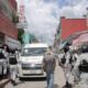 Imagen de archivo de elementos de la Guardia Nacional que realizan un operativo a las afueras de un hotel, para disolver una caravana de migrantes, en el municipio de Tapachula en el estado de Chiapas (México). EFE/Juan Manuel Blanco