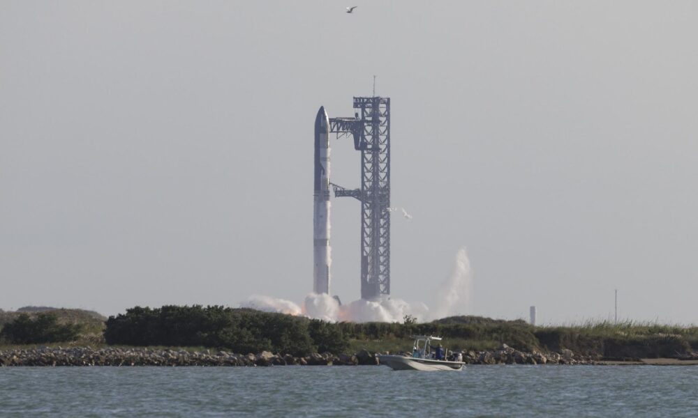 Fotografía de archivo del cohete 'Starship' de SpaceX. EFE/MICHAEL GONZALEZ