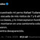 Captura de pantalla de una publicación en la cuenta oficial de la red social X del líder opositor de Venezuela Edmundo González Urrutia, donde denuncia el secuestro de su yerno Rafael Tudares, en Caracas (Venezuela). EFE/ Cuenta De X De Edmundo González Urrutia