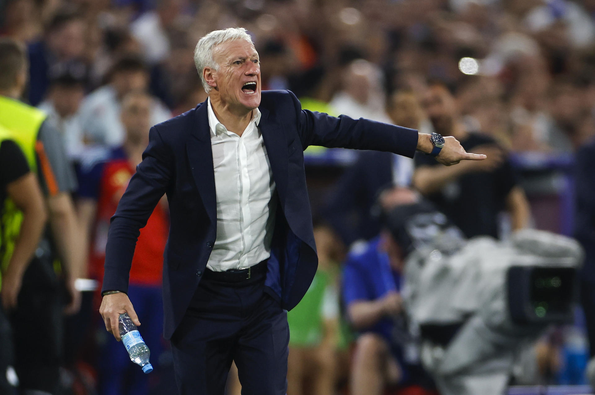 El entrenador de la selección francesa, Didier Deschamps, en una imagen de archivo. EFE/Alberto Estévez