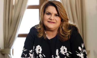 Fotografía de archivo de la gobernadora electa de Puerto Rico, Jenniffer González, durante una entrevista a Efe en su oficina en San Juan, Puerto Rico. EFE/Thais Llorca