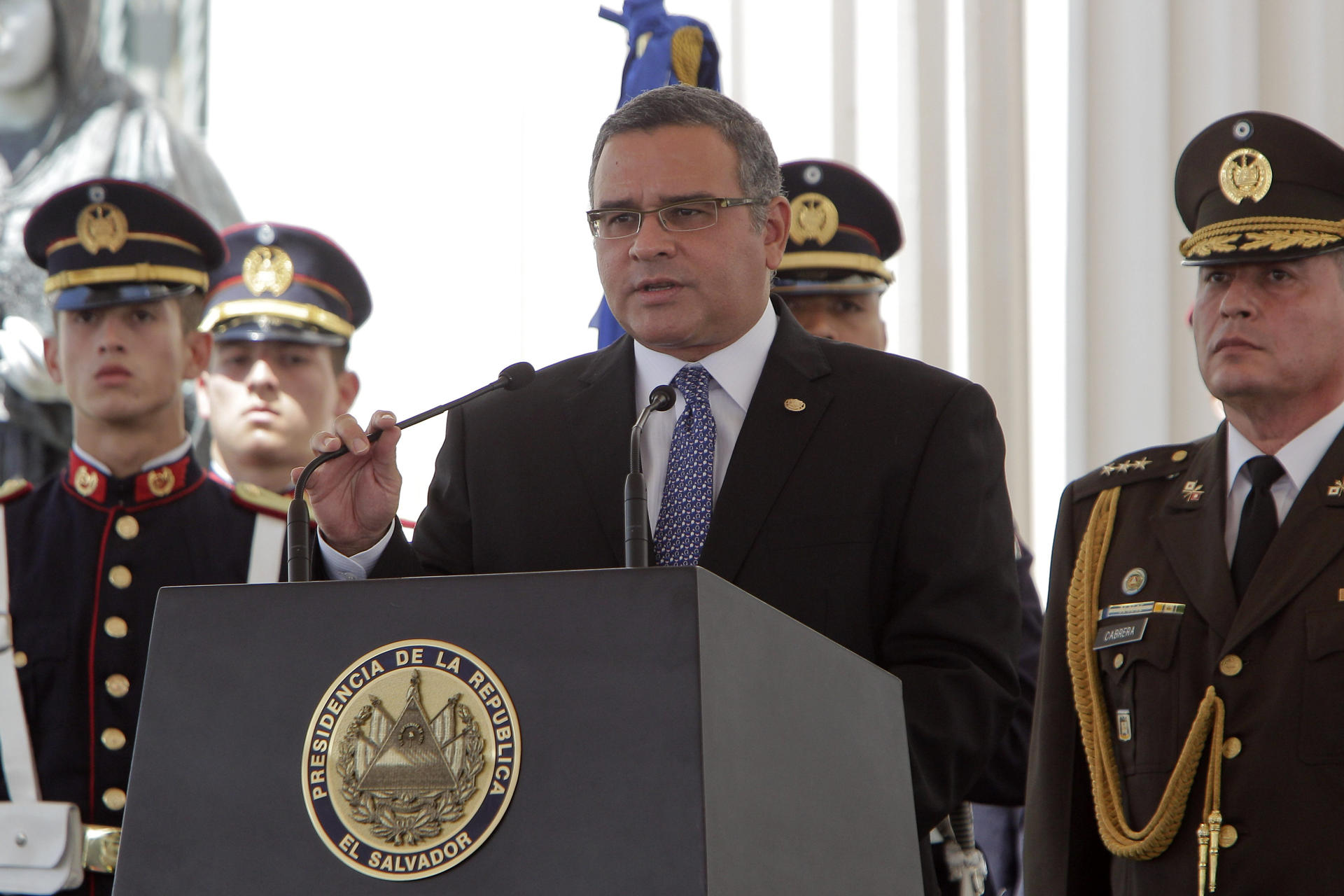 Fotografía de archivo del expresidente de El Salvador Mauricio Funes. EFE/ Roberto Escobar