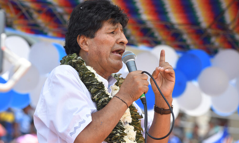 Fotografía de archivo del expresidente de Bolivia Evo Morales (2006-2019). EFE/ Jorge Abrego