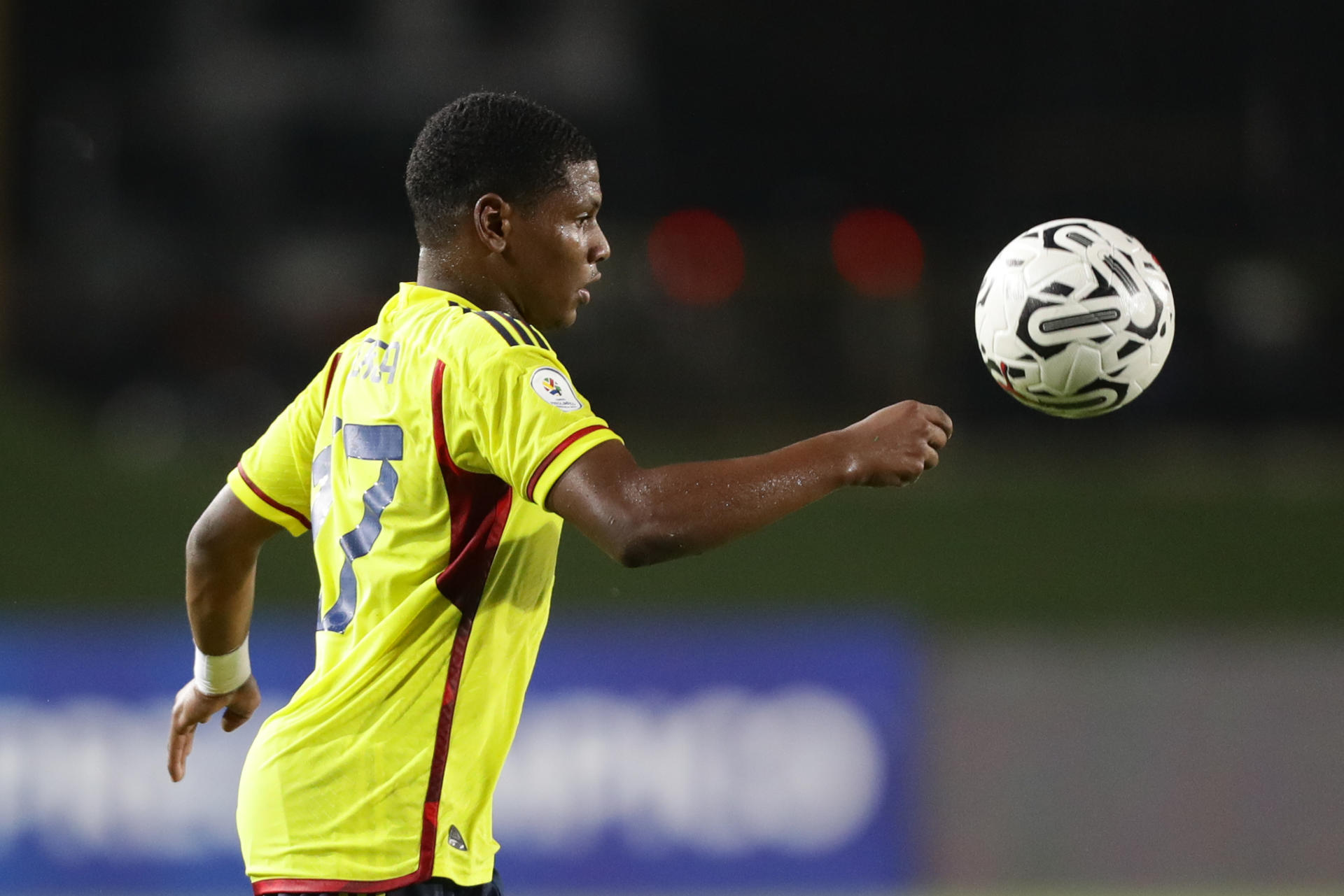 Fotografía de archivo del jugador colombiano Oscar Perea. EFE/Rayner Peña R.