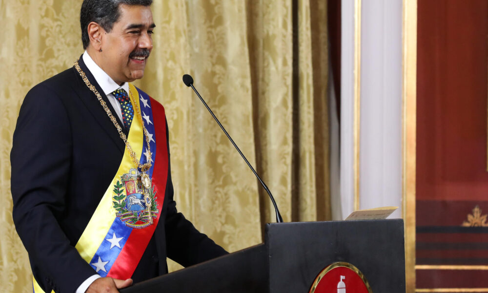 Fotografía cedida por el Palacio de Miraflores del presidente de Venezuela, Nicolás Maduro. EFE/ Palacio de Miraflores