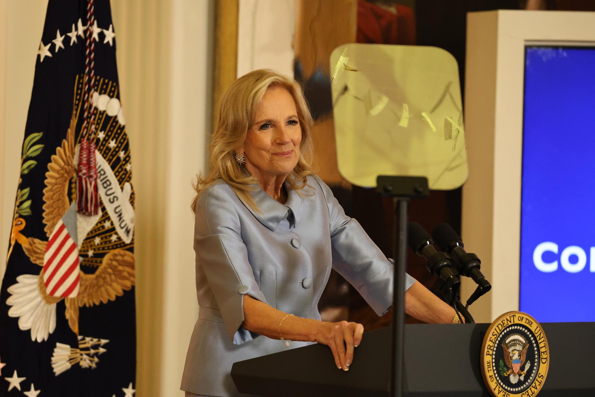 La primera dama de Estados Unidos, Jill Biden. Imagen de archivo. EFE/Octavio Guzmán