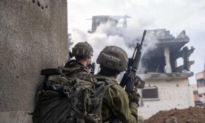 Vista de tropas israelíes durante sus operaciones en la zona de Beit Hanoun en la Franja de Gaza el 12 de enero de 2025. EFE/Ejército de Israel