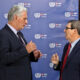 Fotografía de archivo del presidente de Cuba Miguel Diaz-Canel (d) y el canciller cubano Bruno Rodriguez durante la inauguración de la cumbre del G77+China, en La Habana (Cuba). EFE/ Ernesto Mastrascusa