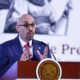 El presidente de la Concanco-Servytur, Octavio de la Torre de Stéffano, habla durante una rueda de prensa en el Palacio Nacional, en Ciudad de México (México). Imagen de archivo. EFE/Sáshenka Gutiérrez