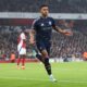 El jugador del Aston Villa Ollie Watkins celebra el 2-2 durante el partido de la Premier League que han jugado Arsenal FC y Aston Villa, en Londres, Reino Unido. EFE/EPA/NEIL HALL