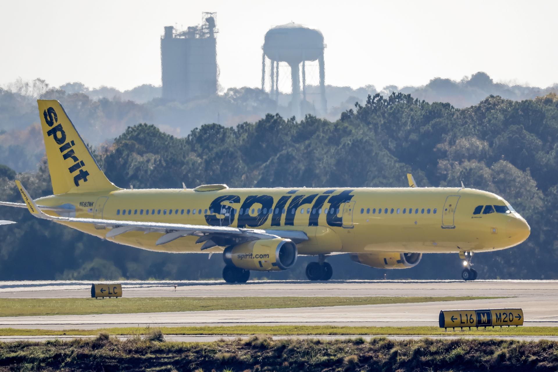 Foto de archivo de un avión de Spirit Airlines. EFE/EPA/Erik S. Lesser