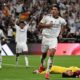 El centrocampista del Real Madrid Jude Bellingham celebra la consecución del 1-0 en la semifinal de la Supercopa disputada ante el Mallorca, en Yeda(Arabia Saudí). EFE/EPA/STRINGER