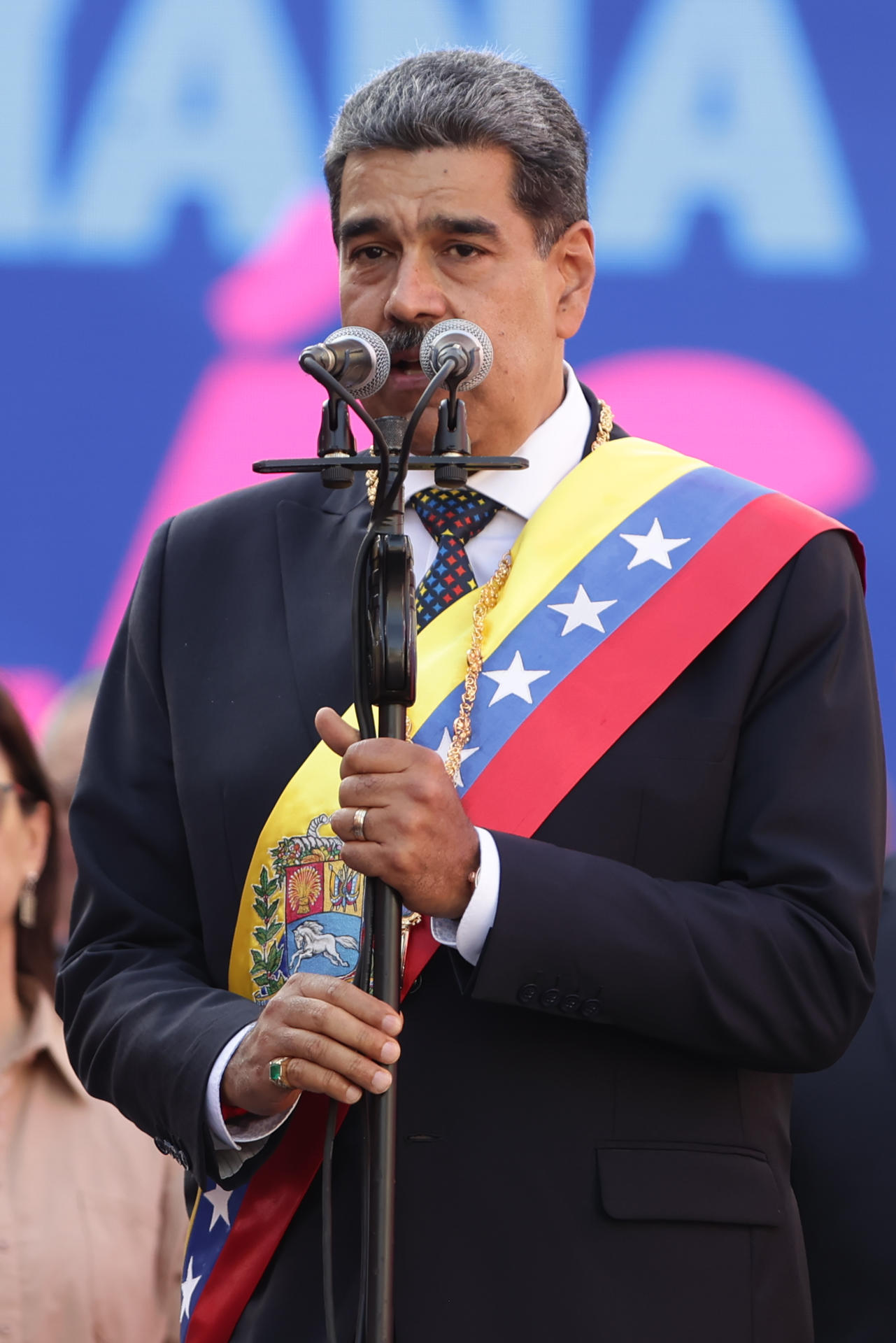 Foto de archivo del líder chavista Nicolás Maduro. EFE/ Ronald Peña R.