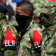 Fotografía de archivo del 16 de julio de 2013 de integrantes de ELN en Cali (Colombia). EFE/Christian Escobar Mora