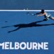 El español Carlos Alcaraz, tercer favorito, en su partido del Abierto de Australia contra el británico Jack Draper. EFE/ Joel Carrett