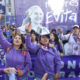 Fotografía de archivo del 3 de junio de 2023 de mujeres en una movilización contra la violencia machista, en Buenos Aires (Argentina). EFE/ Enrique García Medina ARCHIVO