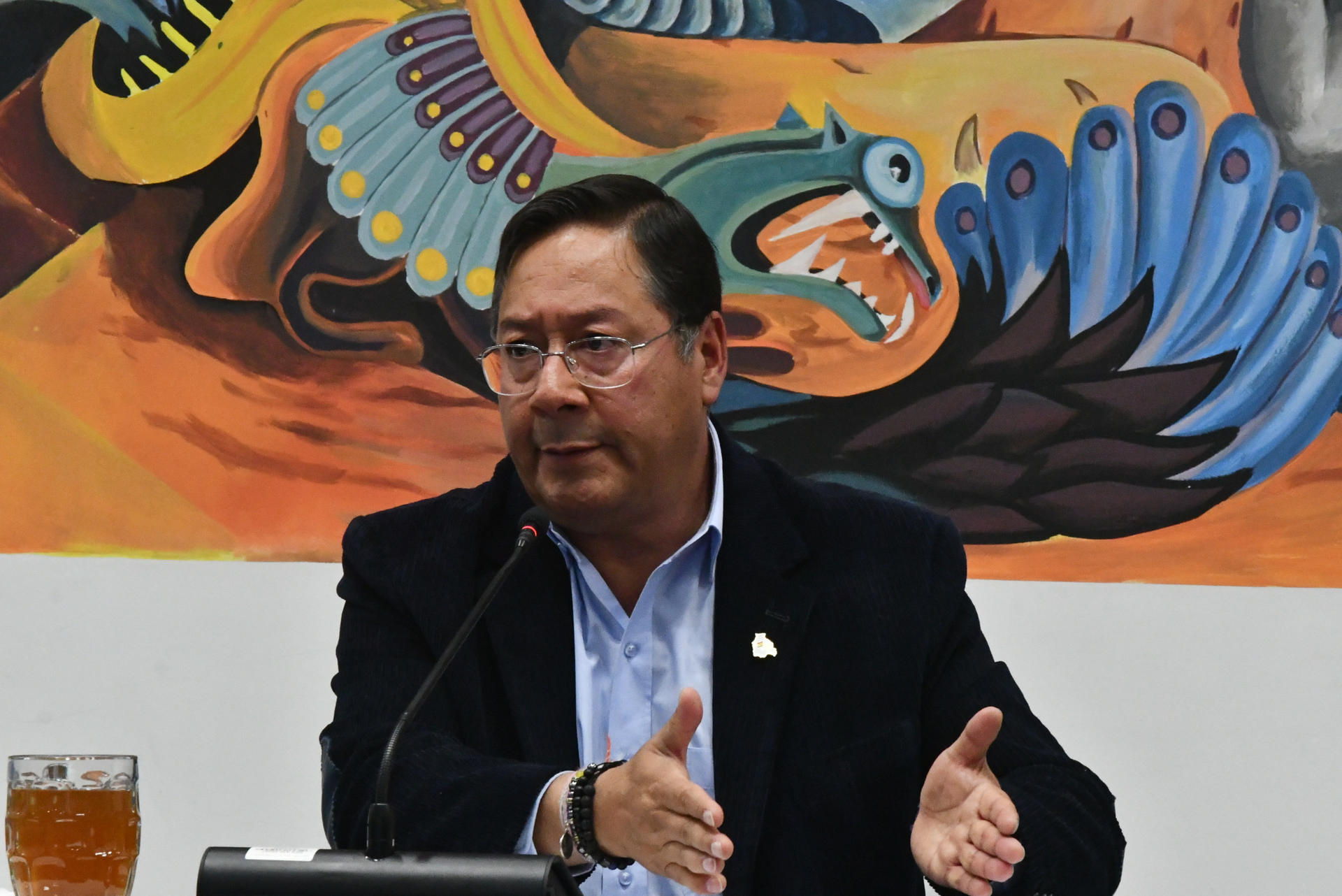 Fotogrfía de archivo del presidente de Bolivia, Luis Arce. EFE/STR