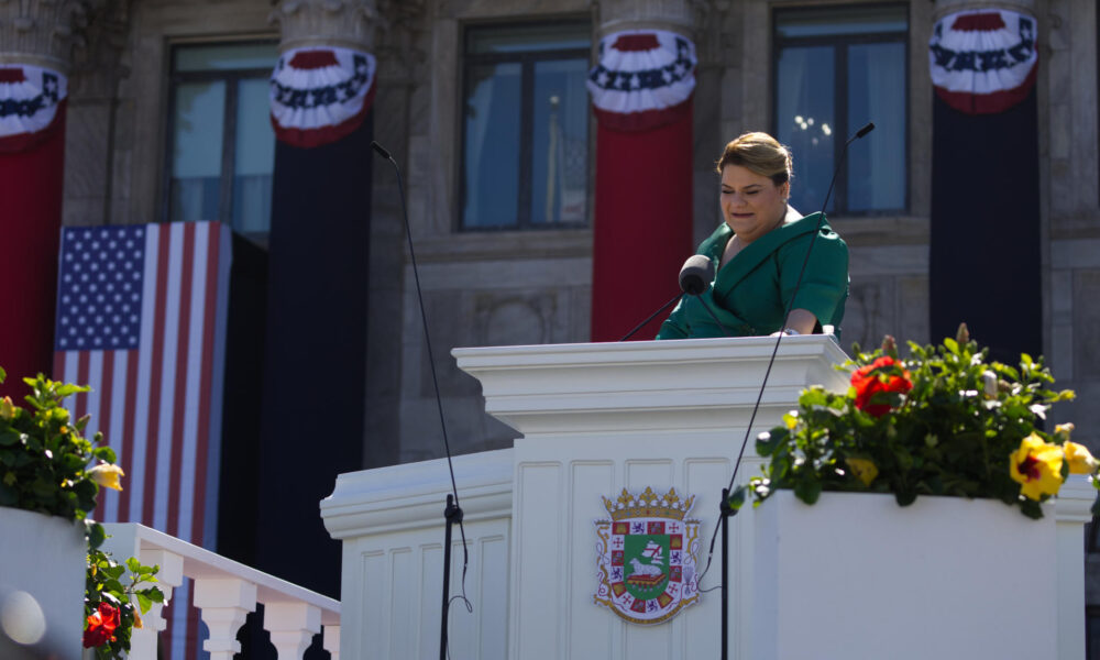 Imagen de archivo de la gobernadora de Puerto Rico, Jenniffer González. EFE/ Thais Llorca