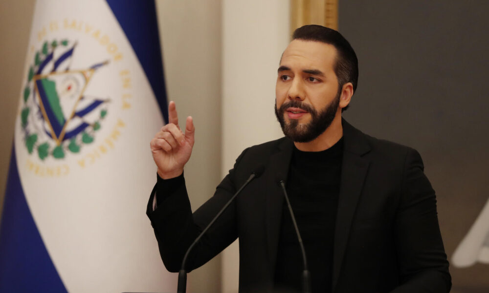 Foto de archivo del presidente de El Salvador, Nayib Bukele. EFE/ Rodrigo Sura