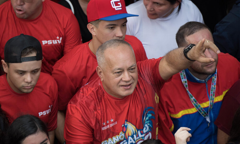 Fotografía de archivo del primer vicepresidente del Partido Socialista Unido de Venezuela (PSUV), Diosdado Cabello. EFE/ Miguel Gutiérrez